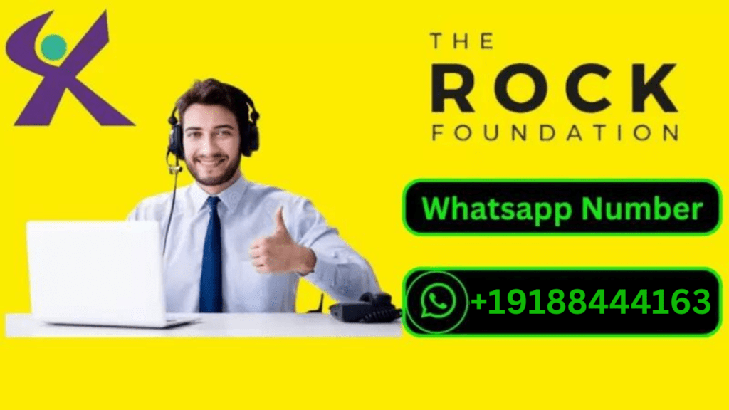 rock Johnson foundation WhatsApp number